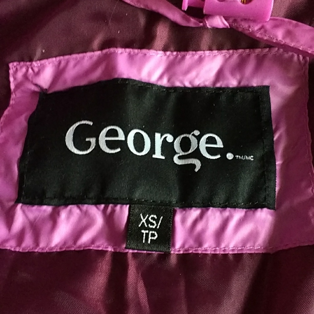 Pink Puffer Jacket, Packable Size XS - Picture 2 of 6